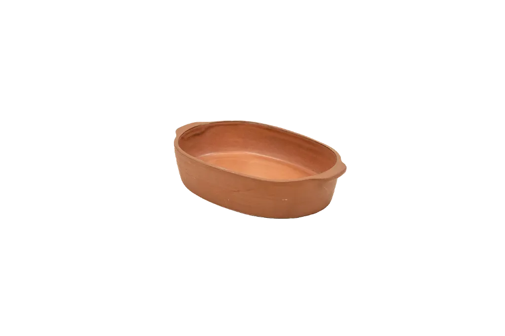TERRA Plat à Four Ovale (Salmon, Petit (22 x 13 x 5 cm))